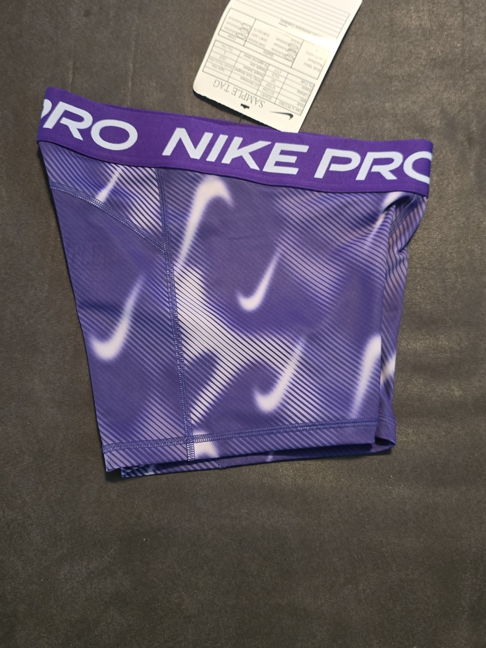 Nike Pro Purple Dri-FIT Performance Shorts